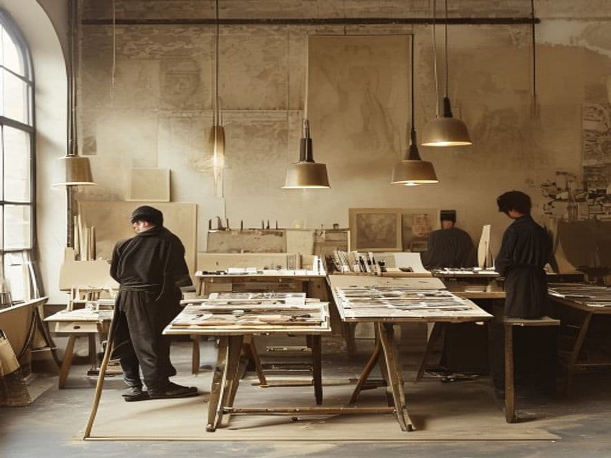 Partner atelier painting room