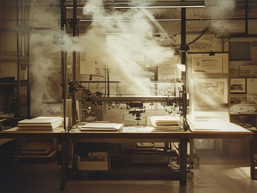 Decal printing equipment